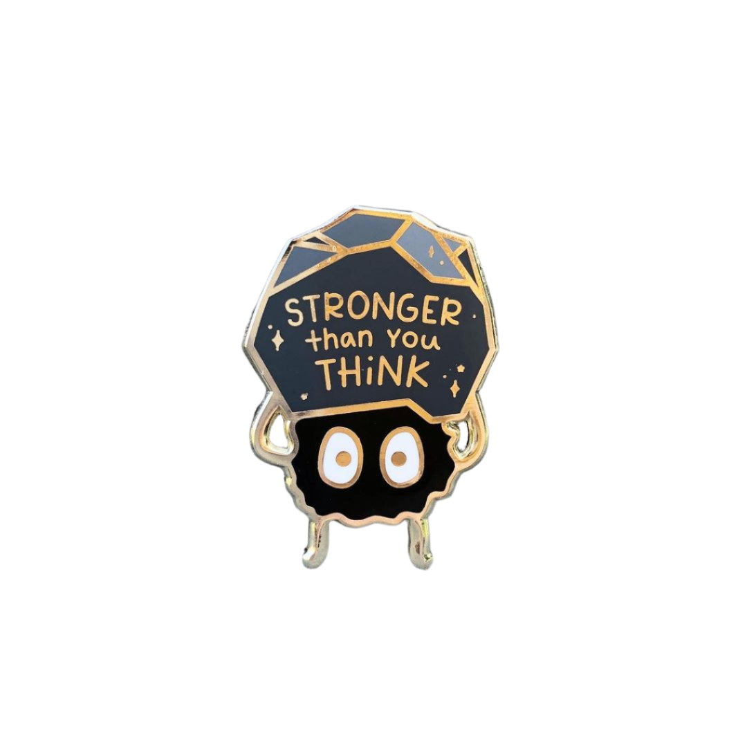 Stronger Than You Think Sprite Enamel Pin