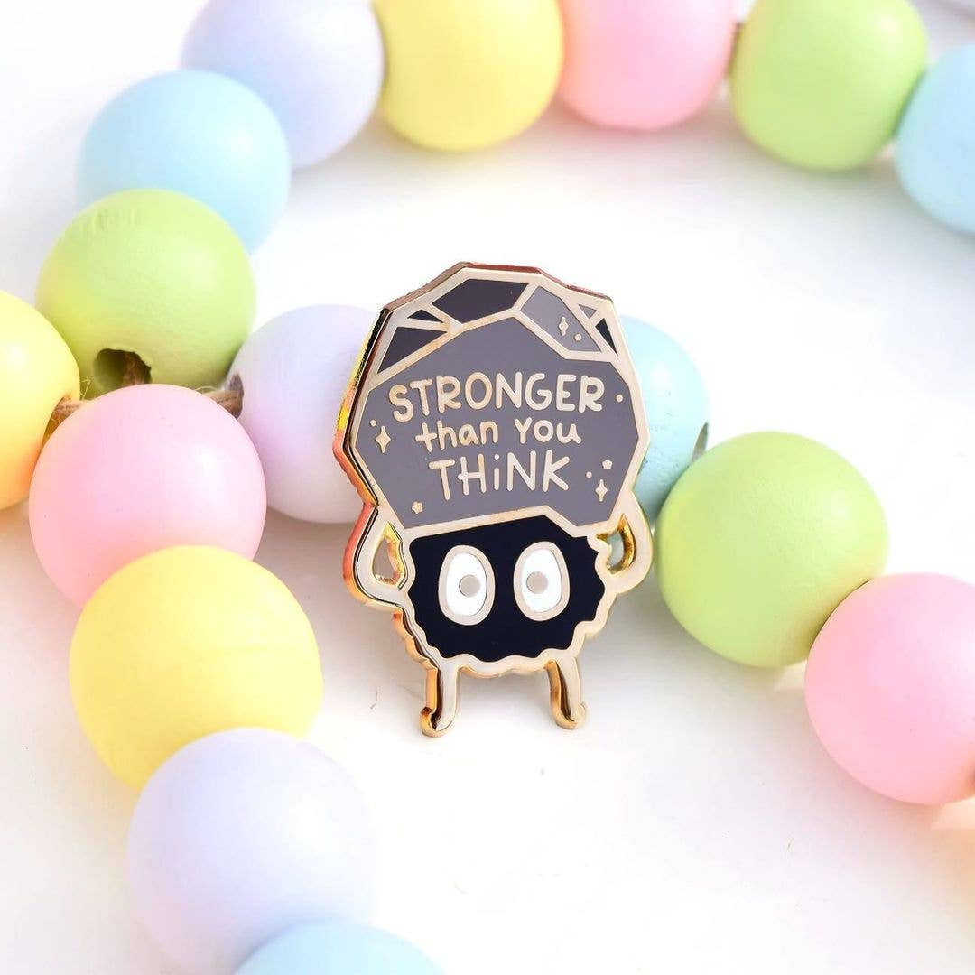 Stronger Than You Think Sprite Enamel Pin