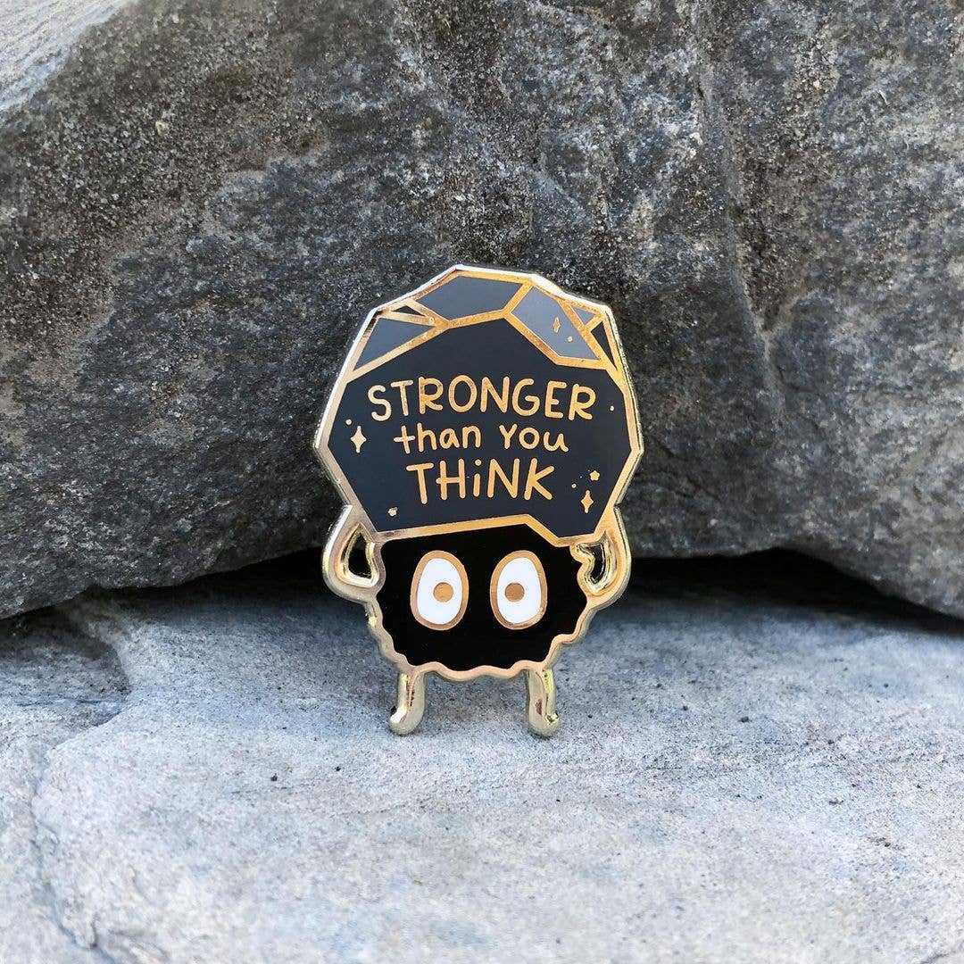 Stronger Than You Think Sprite Enamel Pin