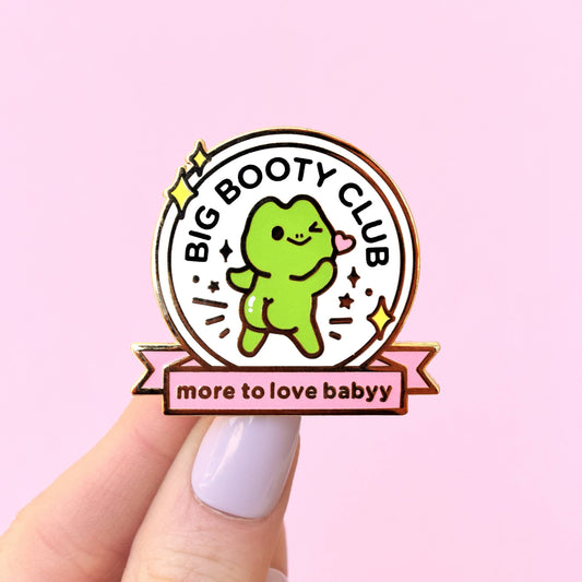 Big Booty Club Frog Enamel Pin