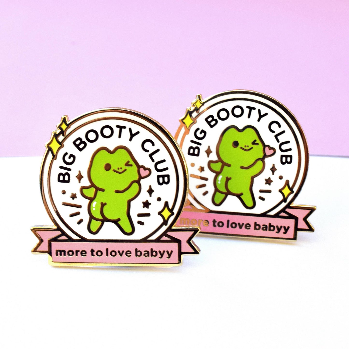 Big Booty Club Frog Enamel Pin