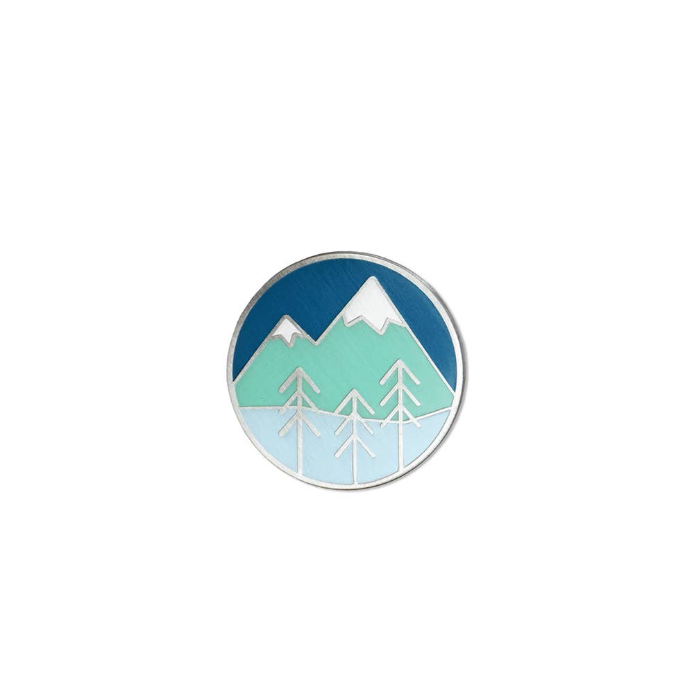 Faith to Move Mountains Enamel Pin