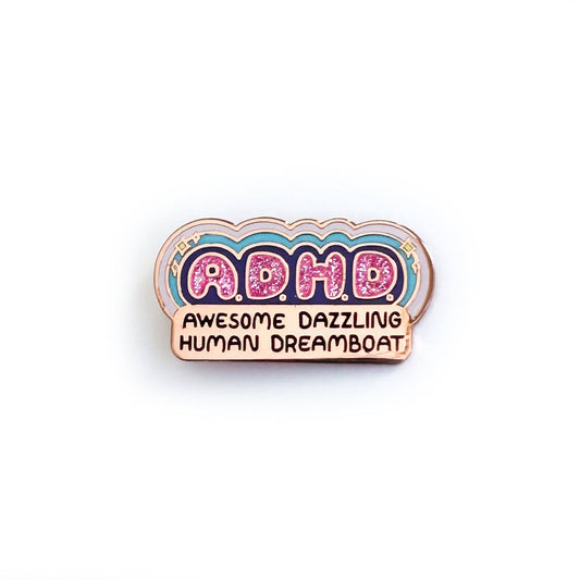 ADHD Acronym Enamel Pin